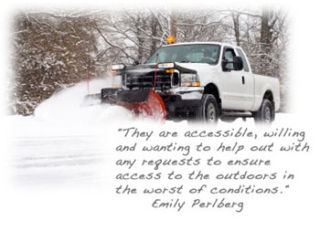 commercial snow plowing service snow removal snow plow snowplow business